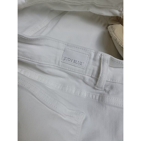 Judy Blue Womens Jeans 20W 38x27.5 Skinny White High Rise Rise Stretch Plus - Picture 12 of 14